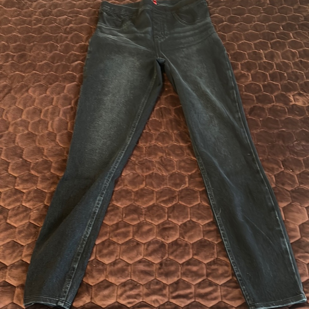 Spanx Jeggings Dark Denim and Black